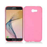 for Samsung Galaxy J7 Prime On Nxt G610 Case Phone Case Silicone Firm Grip PU Shock Bumper Scratch Shield Skin Wrap Slim Cover Pink
