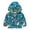 Sky Blue, variant on Odeerbi Baby Boys Girls Coats Outerwear Jackets Toddler Kids 2025 Fashion Cute Cartoon Flowers Rabbit Pattern Windproof Jacket Hooded Coat