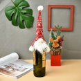 thumbnail image 4 of JM Funda para botella de vino de Navidad, vestido de botella de vino, decoración navideña para el hogar, funda para botella de vino, decoración de mesa de Navidad, para decoración de botellas de vino de Navidad, decoración de mesa de Navidad (E) JM RV021031-00152SDJ, 4 of 5