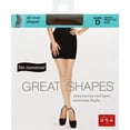 thumbnail image 2 of No nonsense Women's Great Shapes All Over Shaper Pantyhose 1 Pair Pack Suntan D, 2 of 2