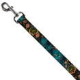 thumbnail image 2 of Buckle-Down Pet Leash, Dog Leash, Honor Close Up Black, 6 Feet Long 1.0 Inch Wide, 2 of 6