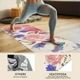 thumbnail image 4 of Pioneer Flower Floral Print Pattern Hot Yoga Mat Towel Non Slip for Hot Yoga - Quick-Drying Yoga Mat Cover with 4 Corner Pockets with Travel Bag - Hot Yoga Towel Non Slip 74"x26", 4 of 6