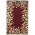 thumbnail image 1 of HomeRoots 353563 2 Pi x 3 Pi Tapis de Laine Rubis, 1 of 1