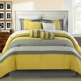 thumbnail image 5 of Chic Home 108CQ101-BIB-US Diamante Beige Queen Size Comforter Set - 12 Piece, 5 of 5