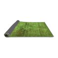 thumbnail image 2 of Ahgly Company Indoor Square Oriental Green Traditional Area Rugs, 3' Square, 2 of 4