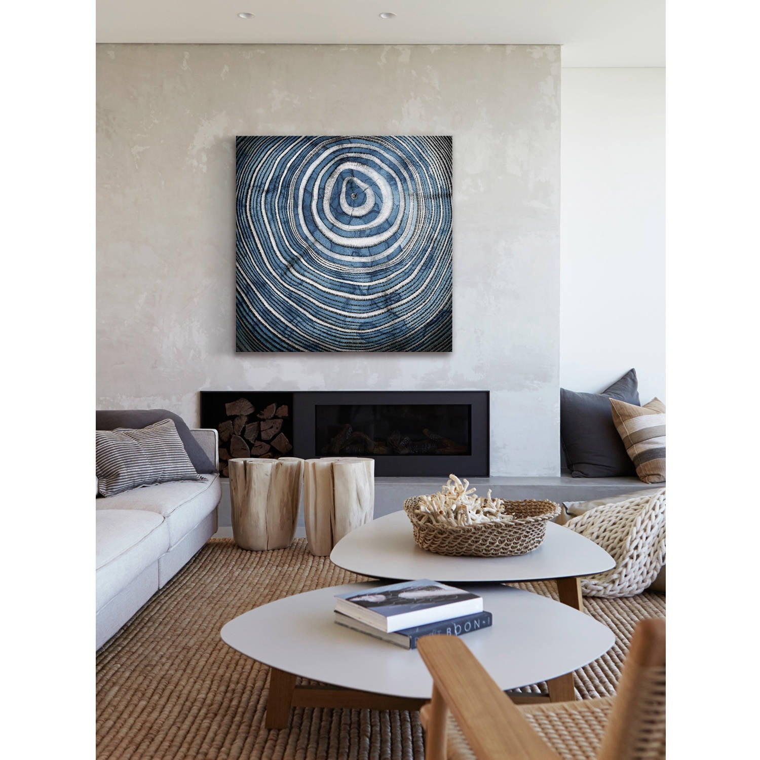 "Spiraling In" Painting Print on Wrapped Canvas
