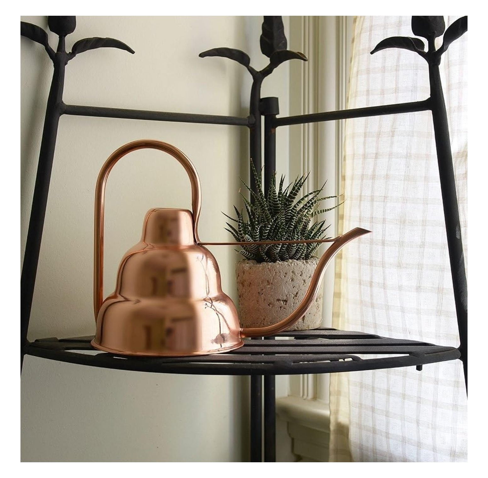 Deco Copper Watering Can, Copper, 1 Quart