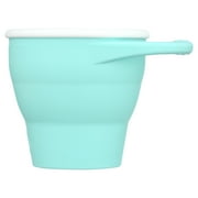 Munchkin® C’est Silicone!™ Collapsible Toddler Snack Catcher® Cup with Lid, Mint, Unisex
