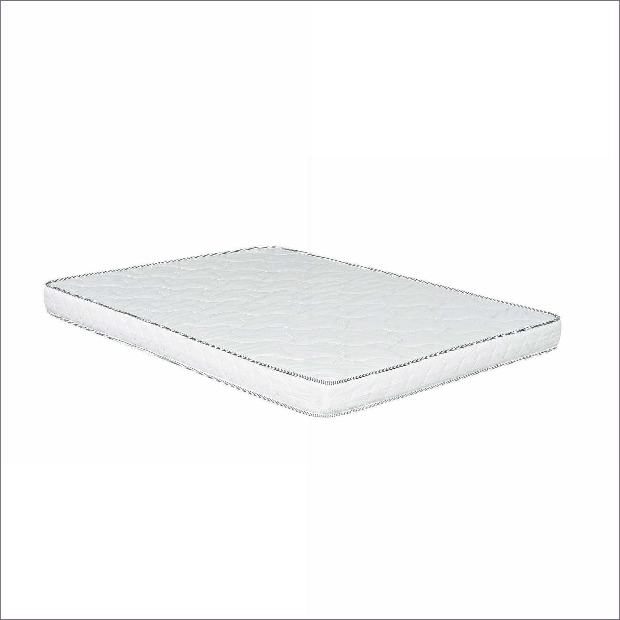 Mattresses, Full Size Firm Reversible Foam Bed in a Box | White | Polyester