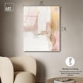 thumbnail image 5 of Blush Gold Shimmer I High-Gloss Frameless Acrylic Glass Wall Art Abstract by Art Remedy, Ready to Hang, 30 x 36, 5 of 7
