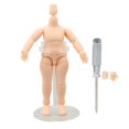 thumbnail image 1 of Cuerpo de muñeca de 4,1 pulgadas, articulaciones de alta flexibilidad, semiacabado, plástico duradero, articulación de bola de cemento, cuerpo de muñeca para figura de acción 1/12, 1 of 5
