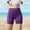 Purple, variant on HAOTAGS Girls' Short Leggings(5-14 Years), Outerwear Summer Elastic Waist Breathable Solid Short Underwear Pants for Kids Red 9-10 Years