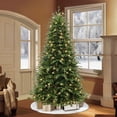 thumbnail image 2 of CC Christmas Decor Pre-lit Medium Galveston Fir Artificial Christmas Tree - 7.5’ - Clear Lights, 2 of 3