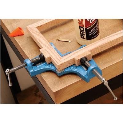 Small Cast Iron Wood or Metal Corner Angle Miter Frame Vice Clamp Mitre Jig Vise