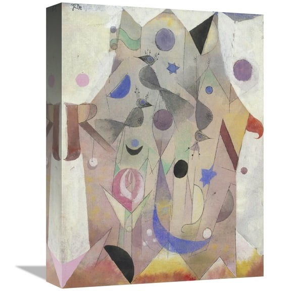 Global Gallery's 'Persian Nightingales' by Paul Klee Stretched Canvas Wall Art
