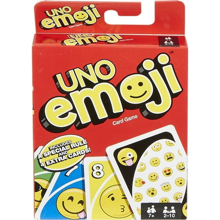 UNO Emoji Card Game For 2 to 10 Players