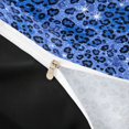 thumbnail image 3 of Homewish Leopard Print Twin Duvet Cover, Blue Cheetah Print Twin Bedding, Black Reversible, 2pcs 1 Duvet Cover and 1 Pillowcase, 3 of 5