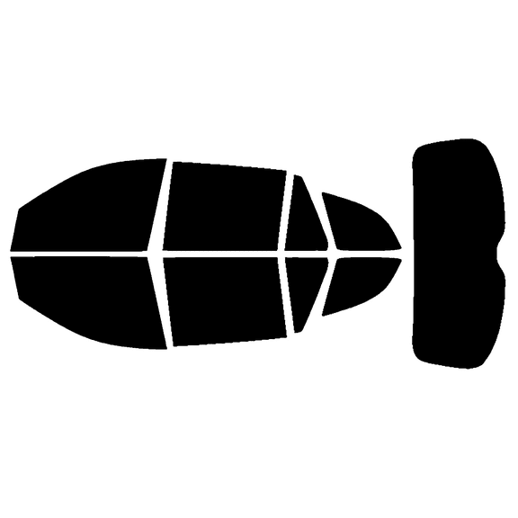 Haiy Co - PreCut 2Ply 05% Window Tint Film Kit For 2007-2012 Hyundai Santa Fe -Side+Rear Window