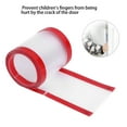 thumbnail image 2 of Fugacal Finger Pinch Guard,Door Back Frosted 120x10cm,Kindergarten Children Door Hinge Protector Cover Finger Pinch Security Guard, 2 of 10