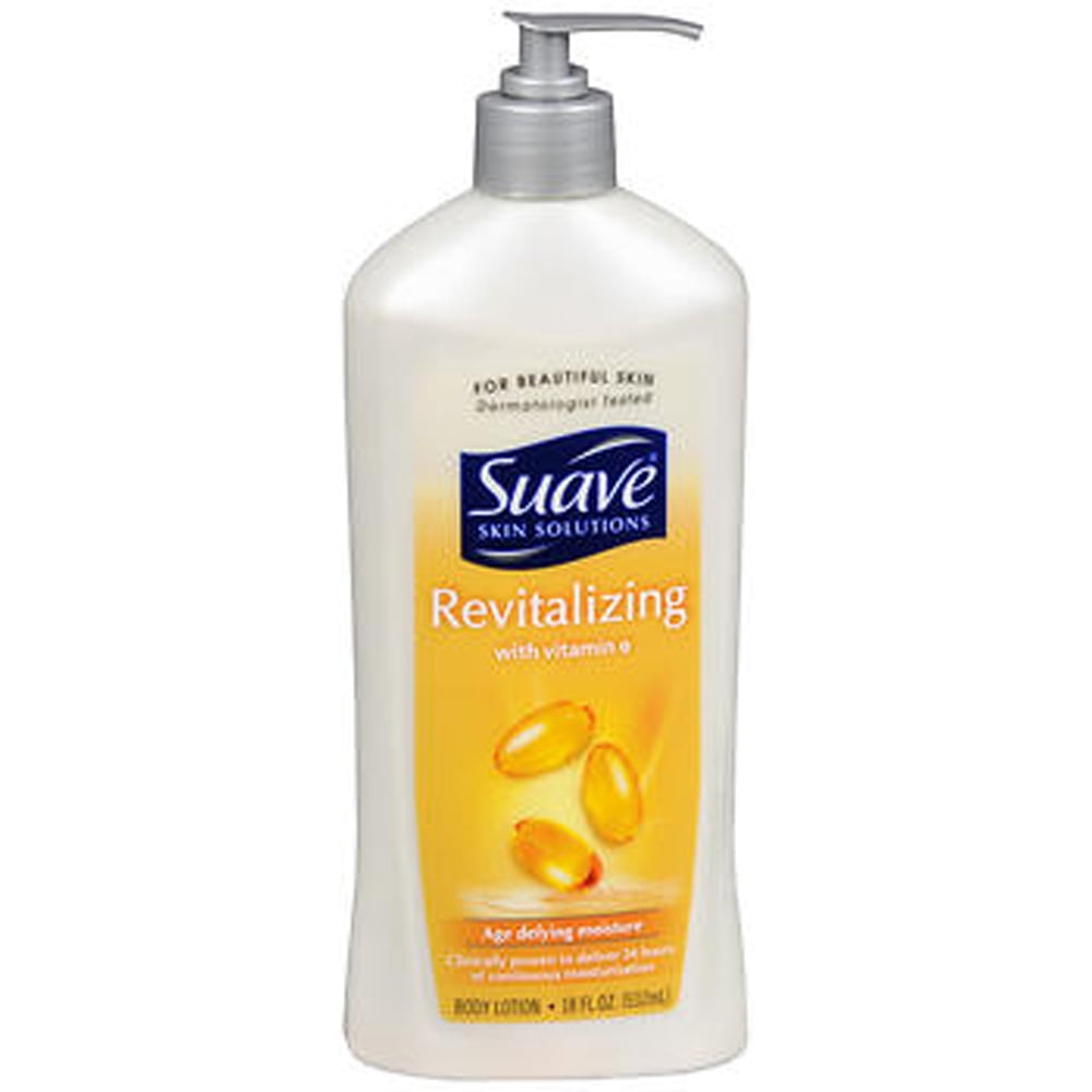 Suave Revitalizing with Vitamin E Body Lotion, 18 oz