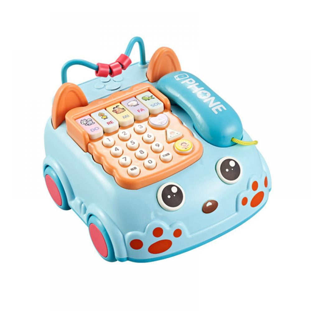 Baby Products Online - Plastic baby toy for one year old baby over one year  old electronic musical phone toy baby toy mobile phone learning toy musical  toy - Kideno