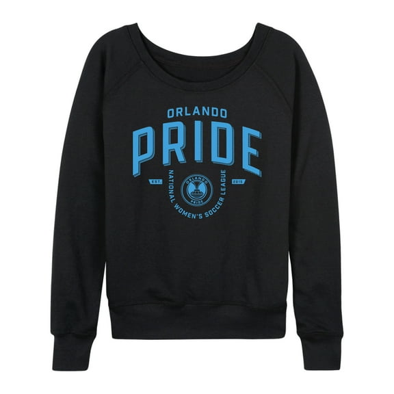 NWSL - Orlando Pride Industrial - Women's French Terry Long Sleeve T-shirt