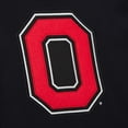 thumbnail image 4 of Men's Mitchell & Ness Black Ohio State Buckeyes Lightweight Thermal Pullover Hoodie, 4 of 5
