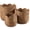 Chestnut, variant on Best Choice Products Scalloped 3PC Water Hyacinth Nesting Baskets - Natural
