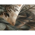 thumbnail image 4 of Ambesonne Vintage Quilted Bedspread Set 3 Pcs, Art Botany Nostalgia Leaves, Queen Size, Beige Laurel Green Taupe, 4 of 4