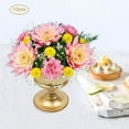 thumbnail image 4 of 10Pcs 15cm Gold Metal Centerpieces Flower Vase Wedding Anniversary Party Decor, 4 of 19