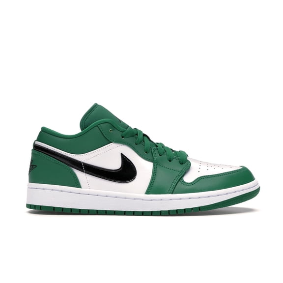 Nike Kids Grade School Air Jordan 1 Low "Pine Green" Basketball Shoe (5)