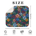 thumbnail image 4 of Pioneer Flower Floral Print Pattern Dish Drying Mat for Kitchen 1 Pack, Ultra Absorbent Microfiber Dishes Drainer Mats,16"x18", 4 of 6
