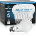 thumbnail image 2 of Great Eagle A19 LED Light Bulbs 100 Watt Equivalent - UL Listed - Soft White 3000K LED Light Bulbs, 15W Non-Dimmable, 1500 Lumens (6 Pack), 2 of 4