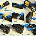 thumbnail image 4 of Serre-Tétons Ethernet, Pincement Robuste Facile à Transporter Multifonctionnel pour RJ12 pour CAT5, 4 of 8