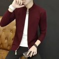 thumbnail image 3 of Suéter de punto para hombre, abrigo de color liso, ropa de hombre, cárdigan de negocios con bolsillos, chaqueta, réplica de alta calidad, nuevo en tops, 3 of 5