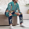thumbnail image 7 of Sikiie Let's go Travel Mens Pajama Set, Soft Warm Long Sleeve Sleepwear, Cozy Button-Down Pjs for Men-XX-Large, 7 of 7