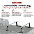 thumbnail image 5 of Yakima OutPost HD (Towers Only) Mid Height Heavy Duty Truck Bed Rack, Black, 5 of 13