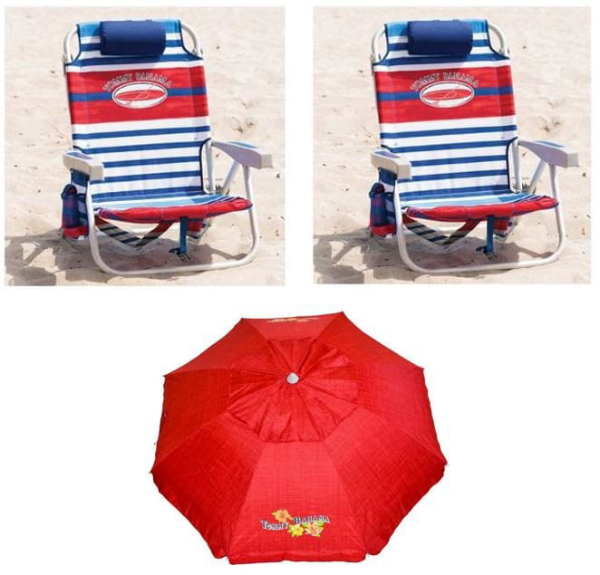 tommy bahama chairs and umbrella