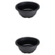 thumbnail image 1 of Moyic Maceta para suculentas, bandeja para flores, diseño hueco, accesorio de bricolaje, platillo para plantas, suministros de jardín Negro 2Conjunto, 1 of 6