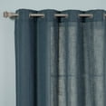 thumbnail image 5 of Aurora Home  Solid Linen Blend Curtain Panel Pair Spruce, 5 of 5
