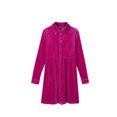 thumbnail image 2 of Women's Elegant Rosy Velvet Button Up Dress with Ruffled Details - [ZhiHiMeRi] | (US 4-6)S, 2 of 12