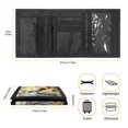 thumbnail image 6 of FUIALDOLG Kids Trifold Wallet White Horse Butterfly Art Compact Trifold Card Wallet for Outdoor, Polyester Foldable Youth Wallet, 6 of 6