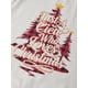 thumbnail image 4 of Pijamas navideños familiares a juego, conjuntos a cuadros con estampado de árbol de Navidad y letras, conjuntos navideños familiares a juego., 4 of 8