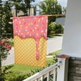 thumbnail image 5 of Easygdp Pink Ice Cream Garden Flag Yard Flag Welcome Flag, Double-Sided, Weather Resistant for Outdoor Decor - 28"x40", 5 of 9