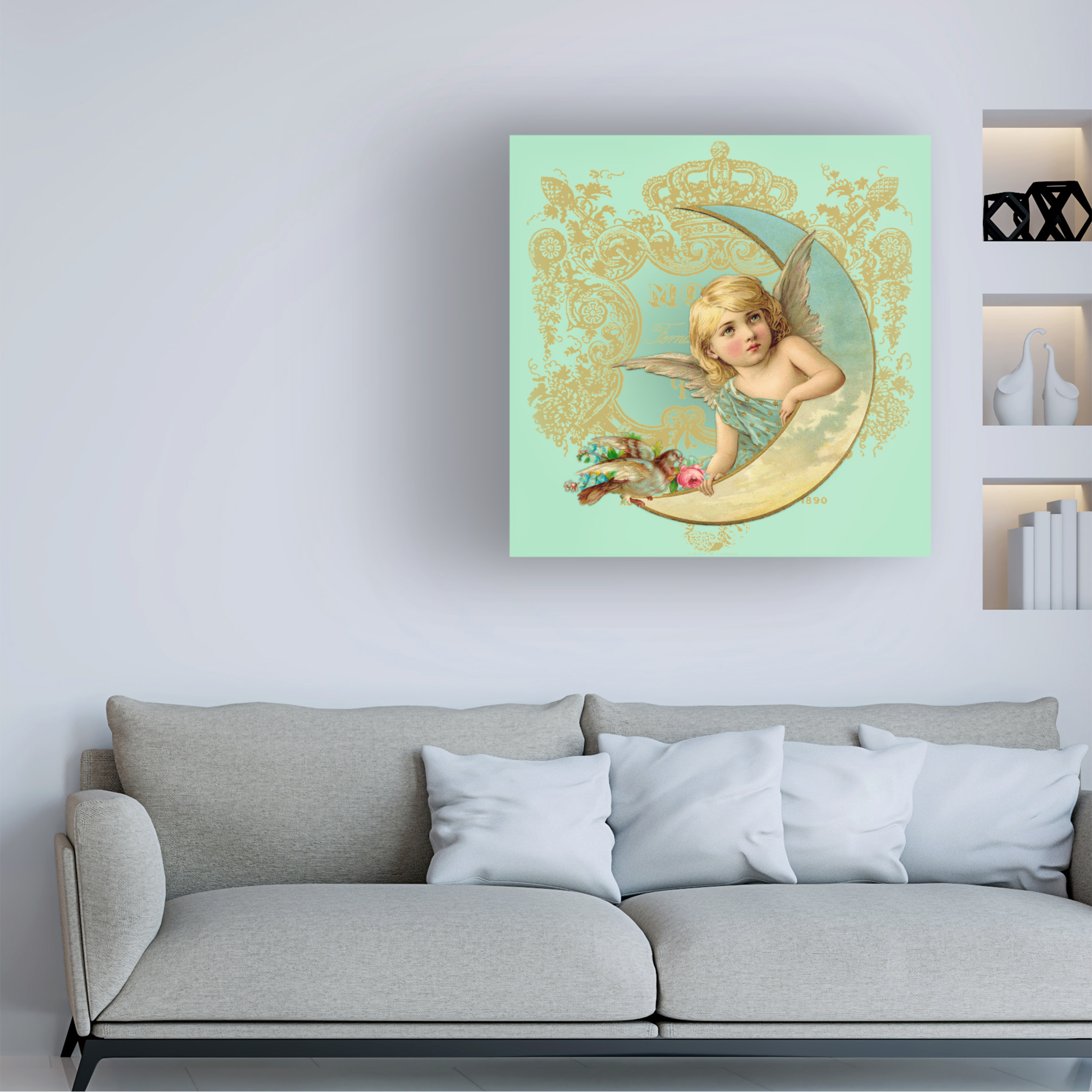 Trademark Fine Art 'Luna Angel' Canvas Art by Tina Lavoie
