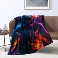 thumbnail image 1 of Blankets Galaxy Astronaut Print Soft Blanket Blanket Micro Fleece Blanket All, 1 of 6