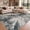 Charcoal Gray Cream, variant on UERMEI 8'x10' Washable Area Rugs for Living Room Dining Room, Non-Slip Soft Low Pile Carpet, Modern Abstract Bedroom Home Decor Indoor Rug, Grey Charcoal Cream