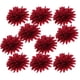 thumbnail image 2 of 10 Piezas Set de Flores Pompones de Simulación de Tela Ramo Púrpura, 2 of 8