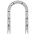 thumbnail image 5 of 98.4"H Metal Garden Arch, Garden Trellis, Outdoor Lawn Climbing Plants, Support Rose Vine Plants, Suitable for Wedding Arch, Party Decoration, Black, 5 of 9