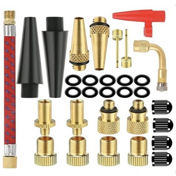 Bicycle Valve Adapter Inflatable Fitting Pipe Valve Adapter Bicycle Pump